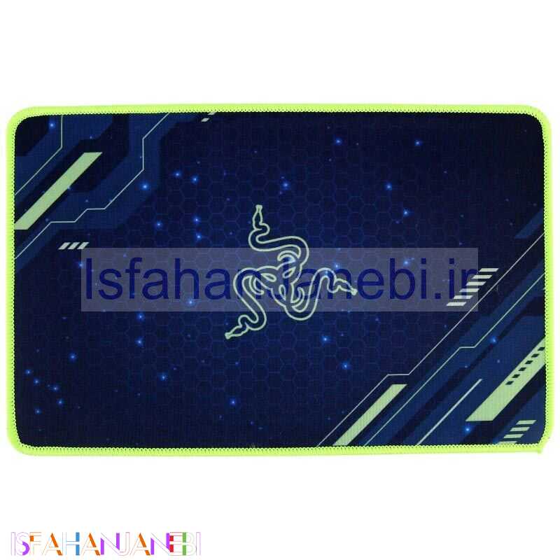 اصفهان جانبی-پد موس گیمینگ Q-3 31*20cm طرح Razer Goliathus