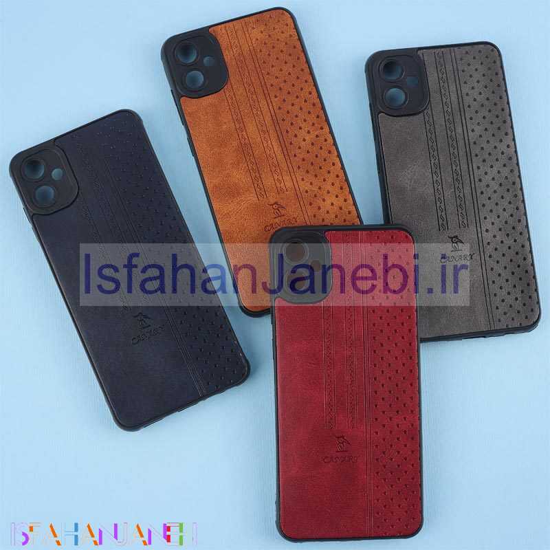 اصفهان جانبی-قاب چرمی Canary سامسونگ Galaxy A05 محافظ لنزدار