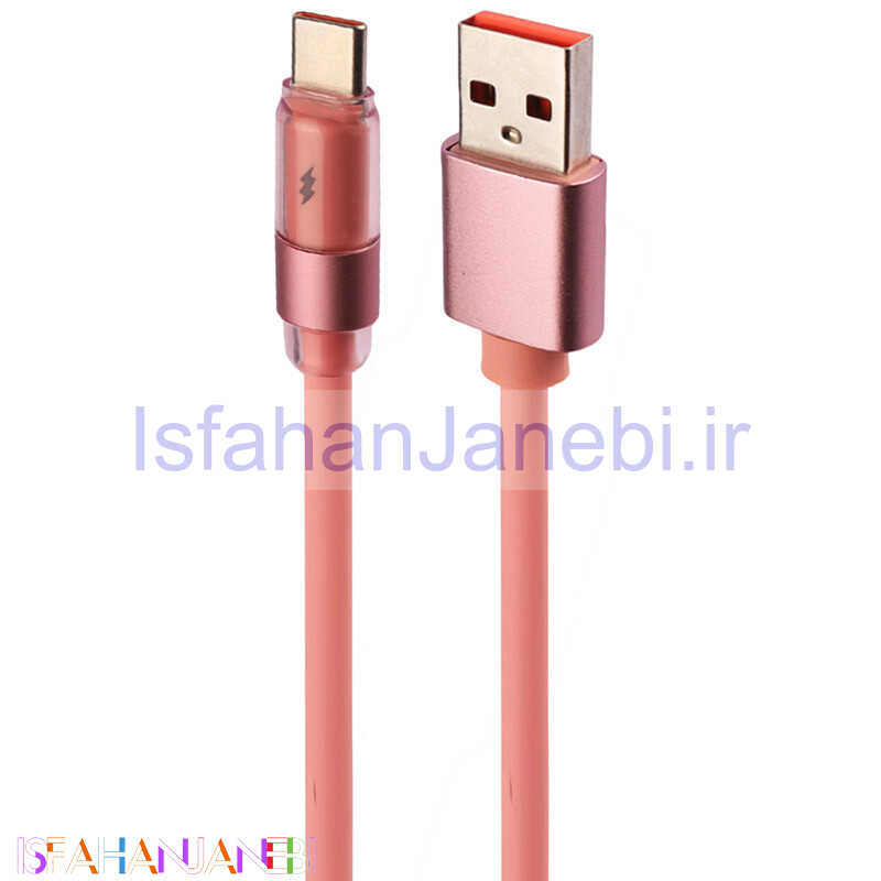 اصفهان جانبی-کابل تایپ سی Vonk V108 2.4A 1.2m