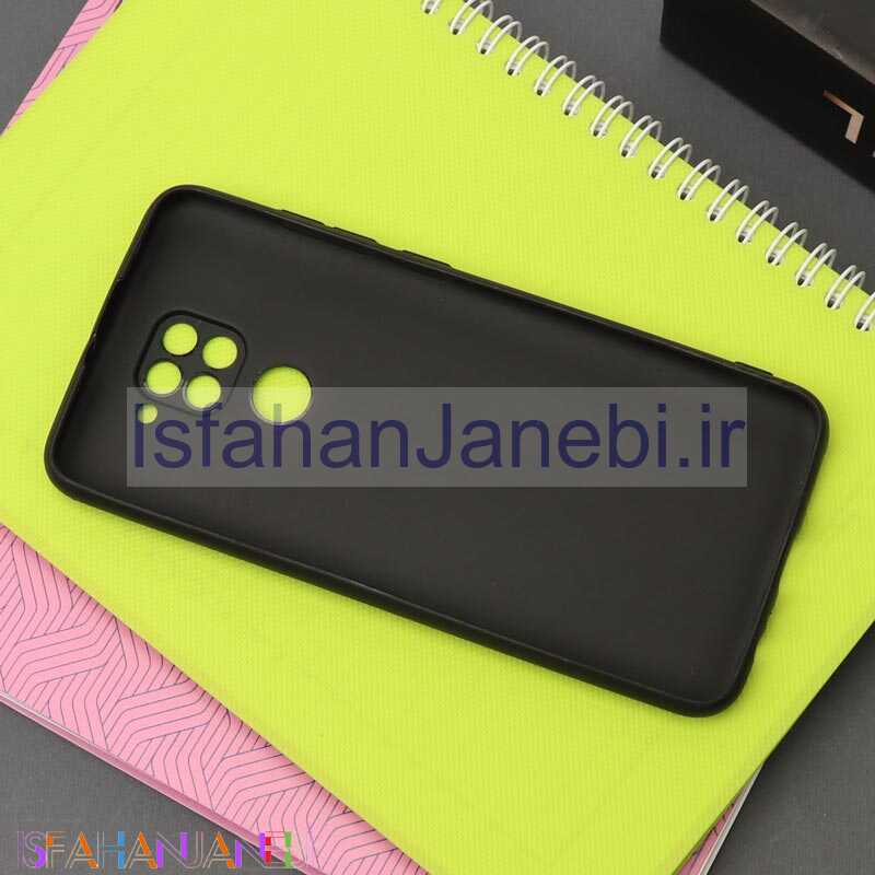 اصفهان جانبی-قاب طرحدار محافظ لنزدار مشکی پلنگی شیائومی Redmi Note 9