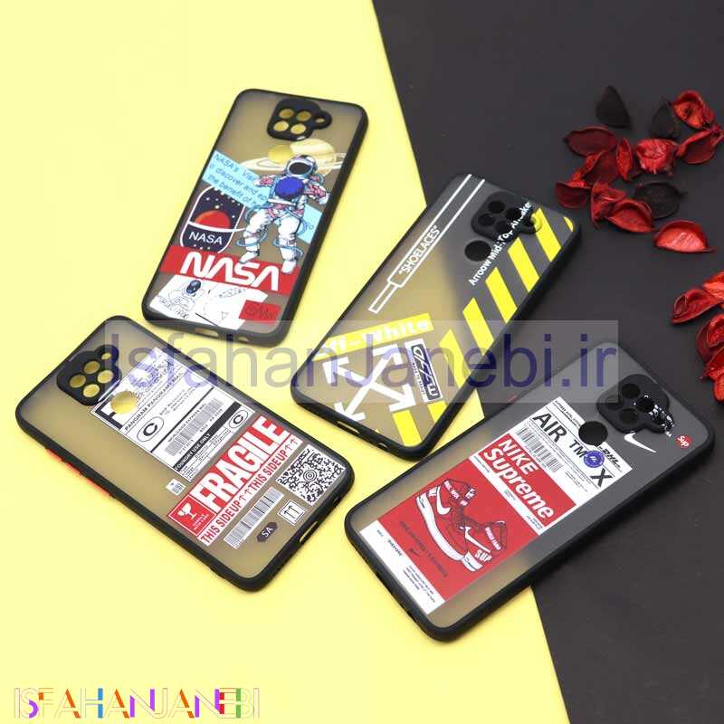 اصفهان جانبی-قاب PC مات طرحدار Xiaomi Redmi Note 9 کد7