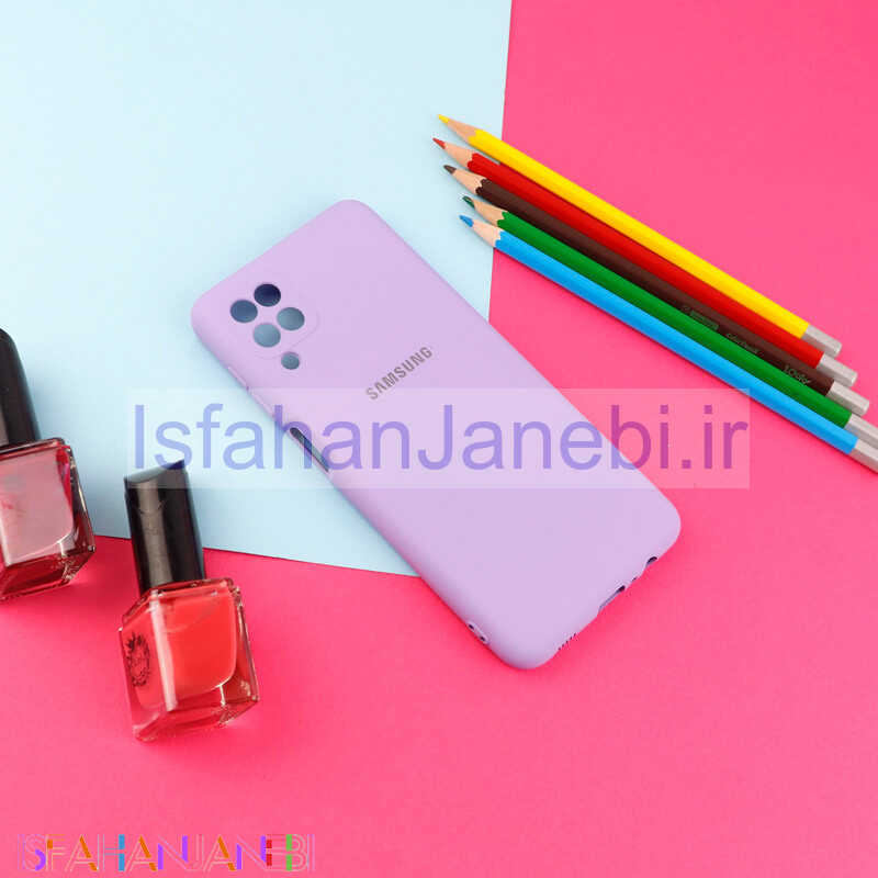 اصفهان جانبی-قاب سیلیکونی زیربسته Highcopy محافظ لنزدار Samsung Galaxy A12 سری D