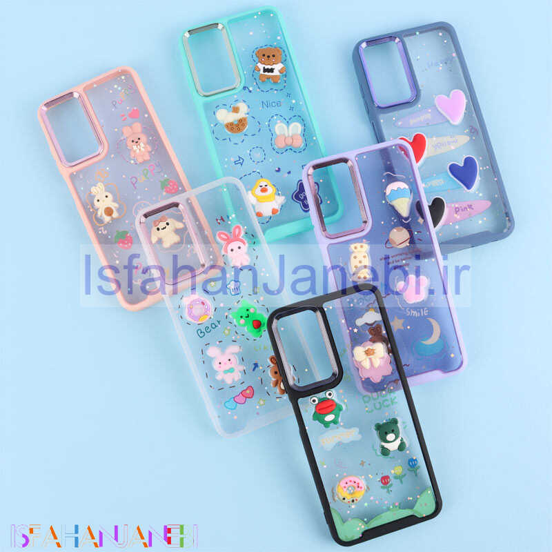 اصفهان جانبی-قاب شفاف شاینی متال ایرون عروسک برجسته Samsung Galaxy A05s