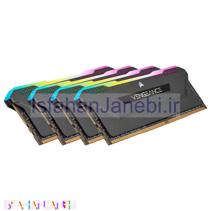 اصفهان جانبی-رم کامپیوتر Corsair Vengeance RGB Pro SL DDR4 64GB 3600MHz CL16 Quad