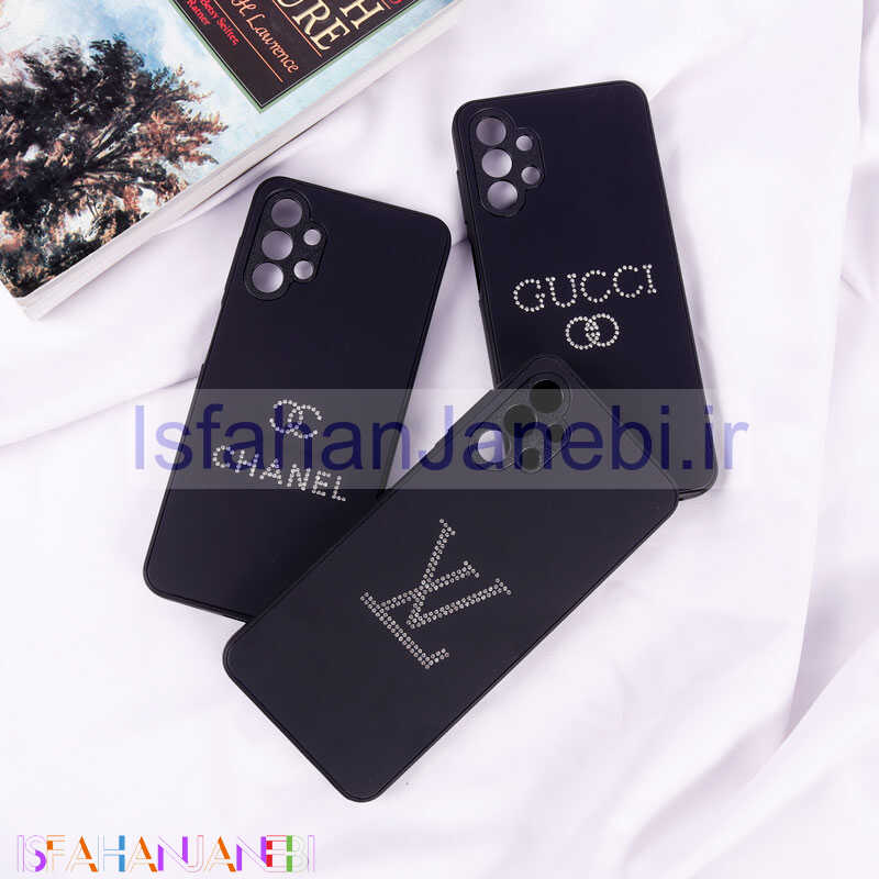 اصفهان جانبی-قاب PVD نگین دار Ipefet محافظ لنزدار Samsung Galaxy A13 مشکی