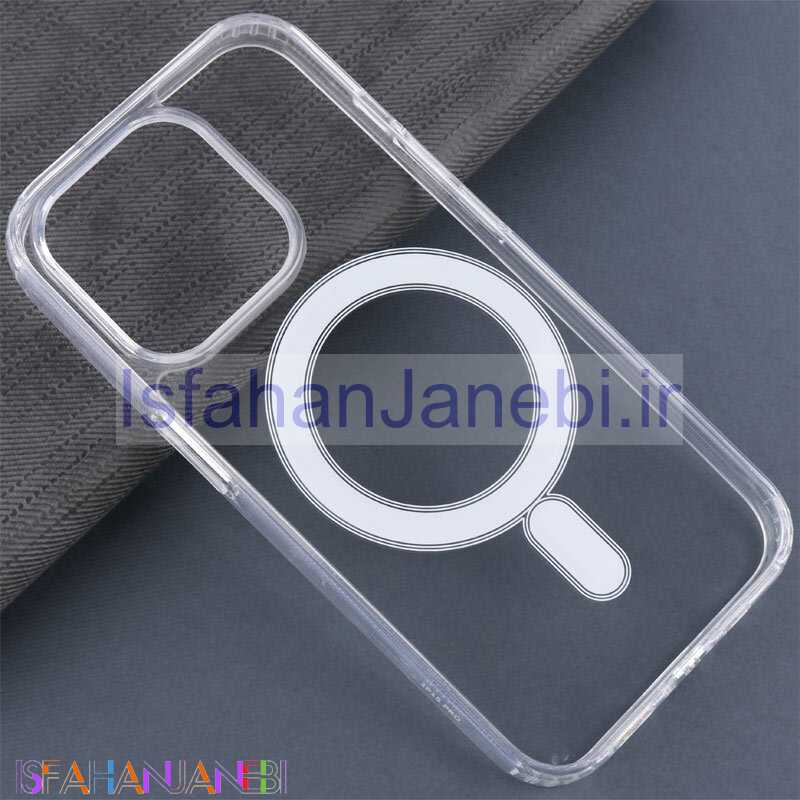 اصفهان جانبی-قاب ضد ضربه مگ سیف Clear Case Magnetic آیفون iPhone 15 Pro