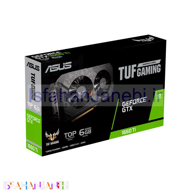 اصفهان جانبی-کارت گرافیک ASUS TUF Gaming GTX1660Ti OC 6GB GDDR6 192Bit