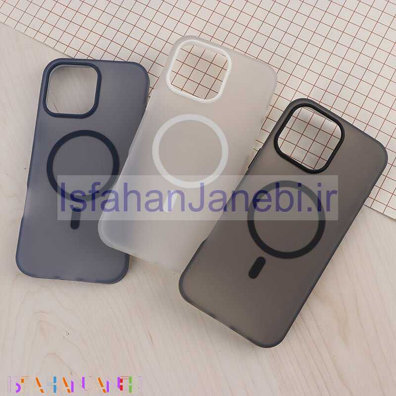 اصفهان جانبی-قاب ژله ای مگ سیف آیفون iPhone 16 Pro Max پشت مات