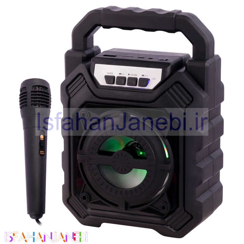 اصفهان جانبی-اسپیکر بلوتوثی رم و فلش خور YD-702 + میکروفون