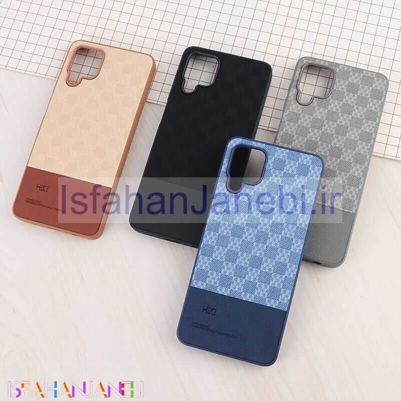 اصفهان جانبی-قاب چرمی HDCI سامسونگ Galaxy A12 / M12 دو تکه طرح دار