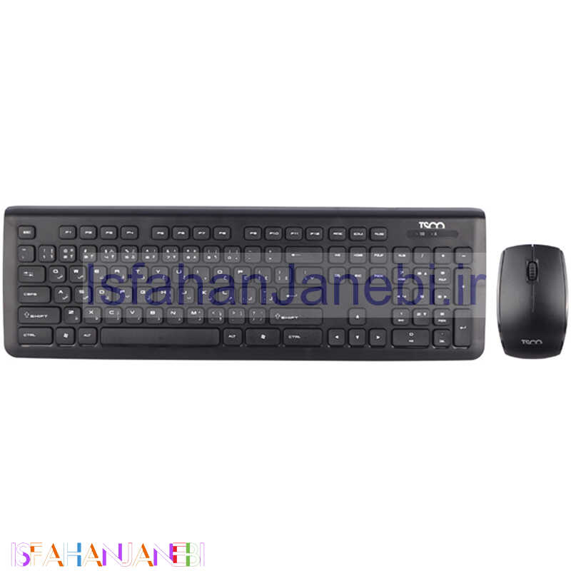 اصفهان جانبی-کیبورد و موس بی سیم تسکو TKM-7018W
