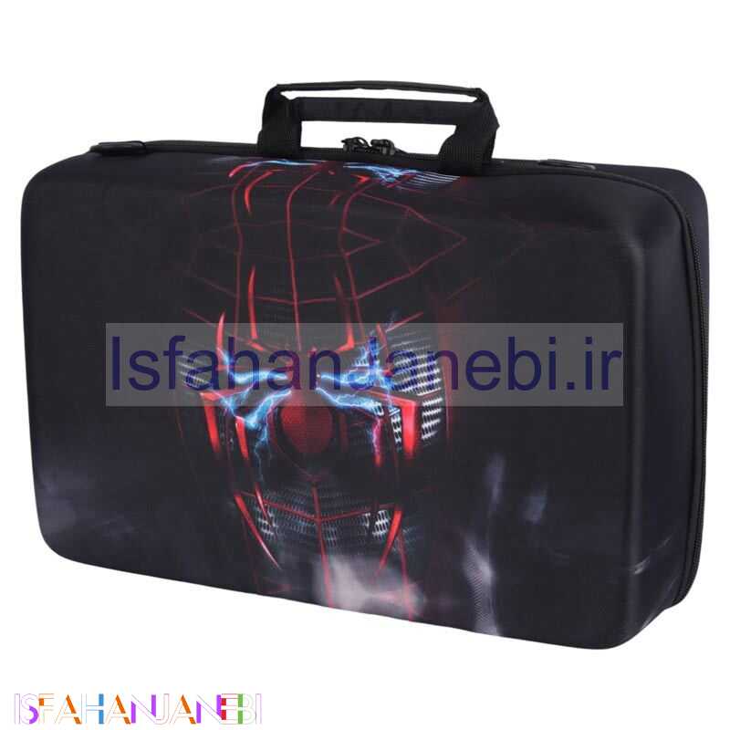 اصفهان جانبی-کیف کنسول بازی PS5 Slim طرح Spider Man کد 7