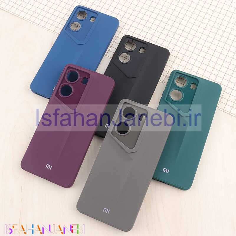 اصفهان جانبی-قاب ژله ای پورش دیزاین شیائومی Poco X7 Pro لوگو دار محافظ لنزدار