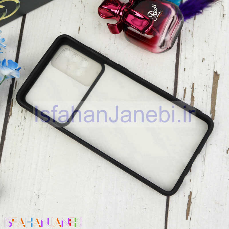 اصفهان جانبی-قاب طرحدار محافظ لنزدار کشویی + پاپ سوکت طرح پوست ماری سامسونگ A51 سری C