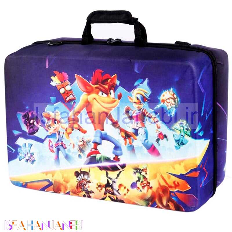 اصفهان جانبی-کیف کنسول بازی PS5 طرح Crash کد 5