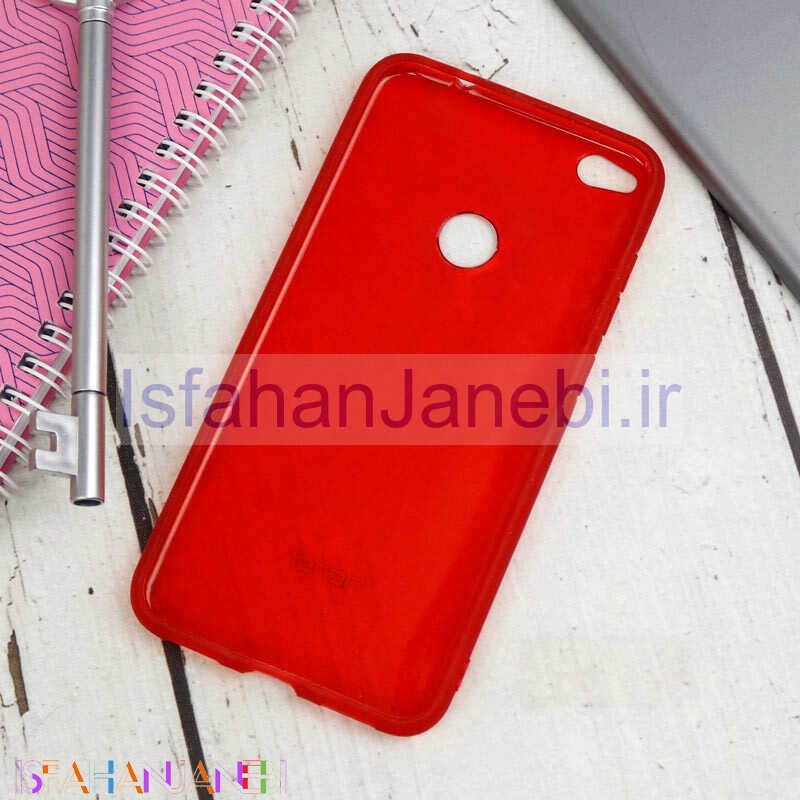اصفهان جانبی-قاب ژله ای براق Huawei Honor 9 Lite قرمز