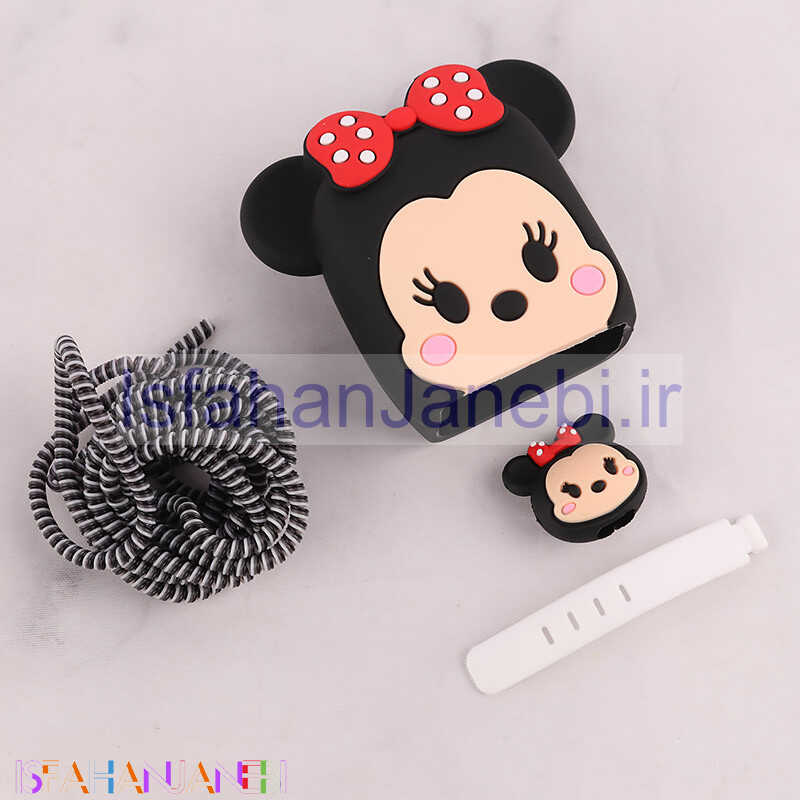 اصفهان جانبی-ست محافظ کابل و کلگی شارژر شیائومی 33 وات طرح مینی موس