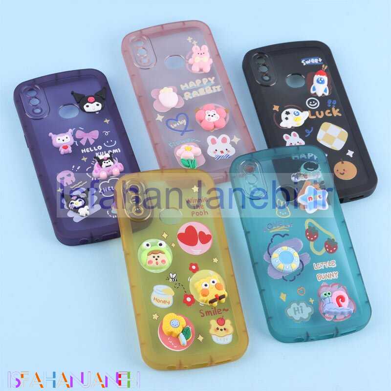 اصفهان جانبی-قاب Fashion Case سامسونگ Galaxy A10s عروسک برجسته محافظ لنزدار