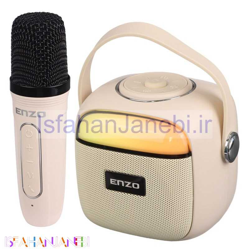 اصفهان جانبی-اسپیکر بلوتوثی رم و فلش خور Enzo S70 + میکروفون