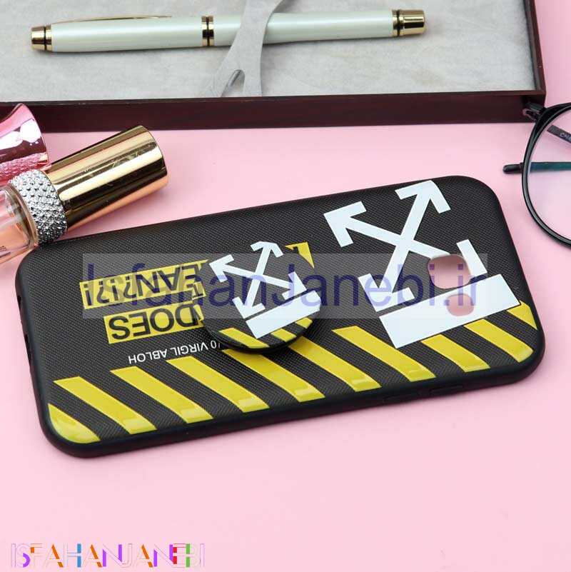 اصفهان جانبی-قاب فانتزی برجسته + پاپ سوکت کد16 سامسونگ A7 2017