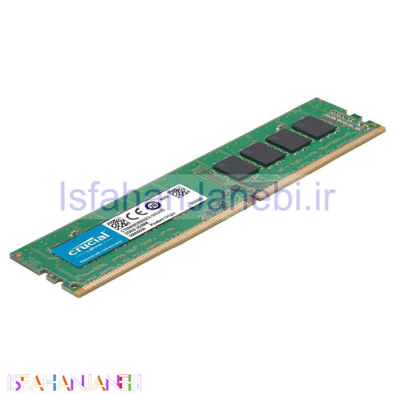 اصفهان جانبی-رم کامپیوتر Crucial U-DIMM DDR4 4GB 2666MHz CL19 Single