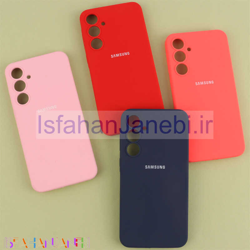 اصفهان جانبی-قاب سیلیکونی اصلی زیربسته سامسونگ Galaxy A55 محافظ لنزدار