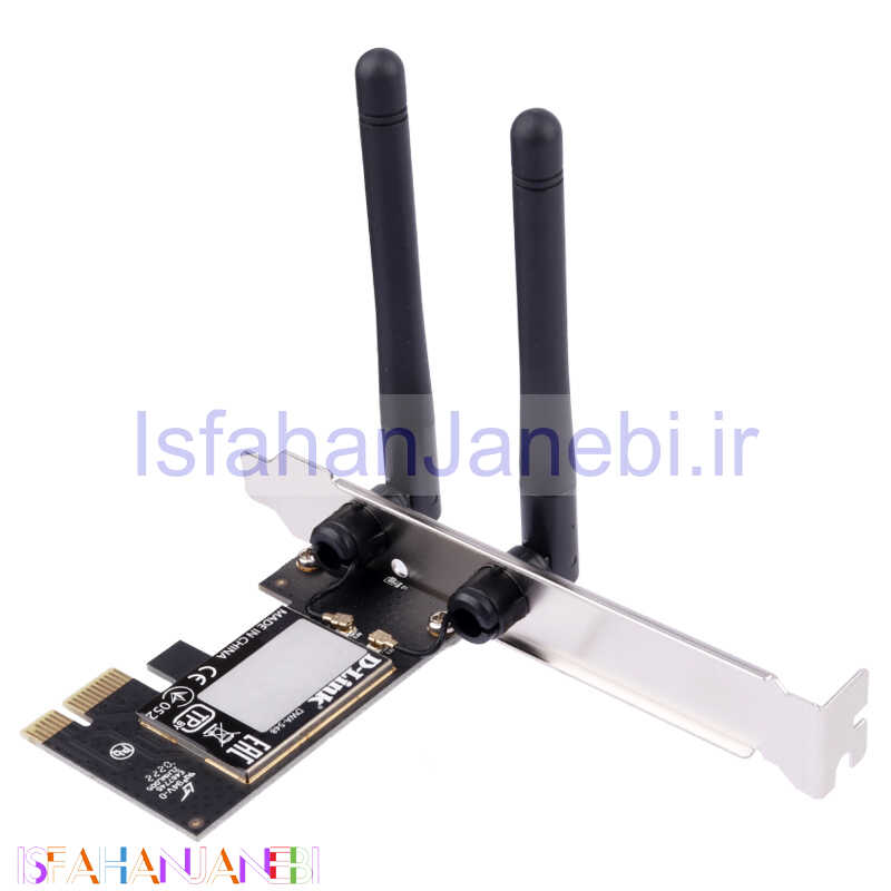 اصفهان جانبی-کارت شبکه اینترنال PCl-E آنتن دار D-Link DWA-548 300Mbps
