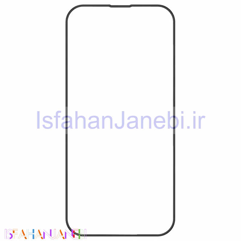 اصفهان جانبی-گلس تمام چسب +Green Lion Silicone آیفون iPhone 14 / 13 / 13 Pro