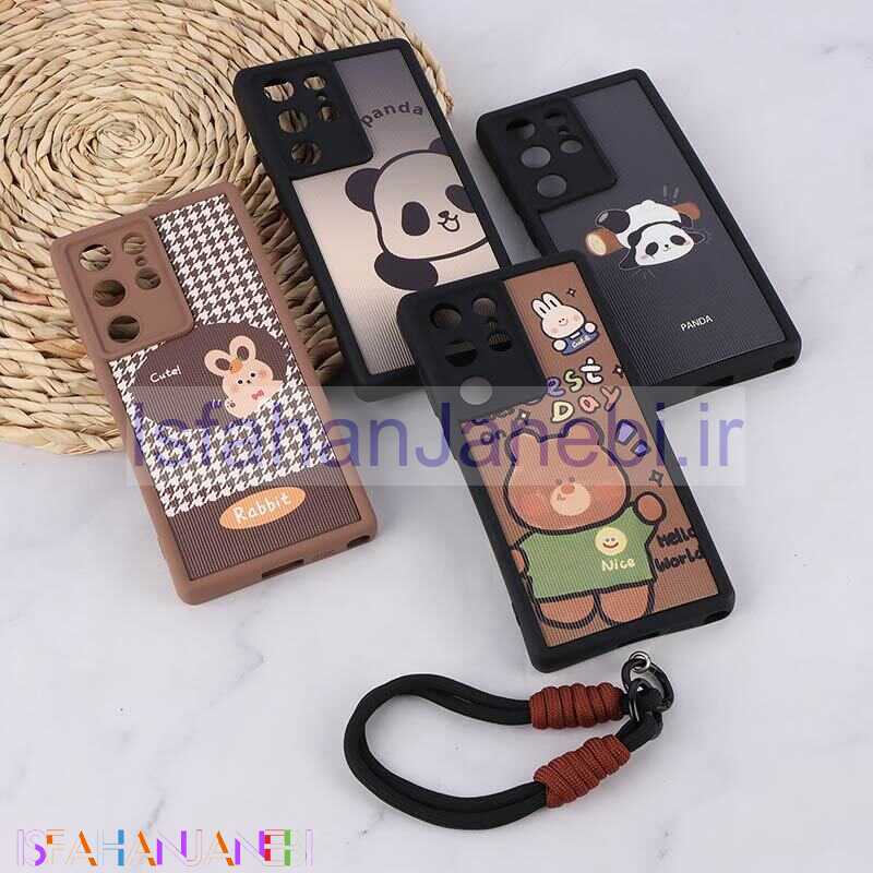 اصفهان جانبی-قاب کبریتی سولید سامسونگ Galaxy S23 Ultra محافظ لنزدار با بند مچی