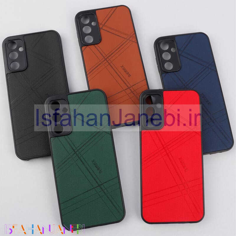 اصفهان جانبی-قاب چرمی Remax سامسونگ Galaxy A14 4G / A14 5G محافظ لنزدار