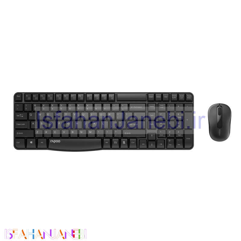 اصفهان جانبی-کیبورد و موس بی سیم رپو X1800S