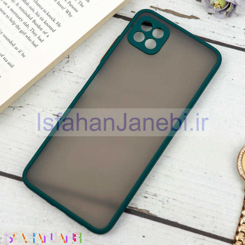 اصفهان جانبی-قاب PC مات محافظ لنز دار Samsung Galaxy A22 5G