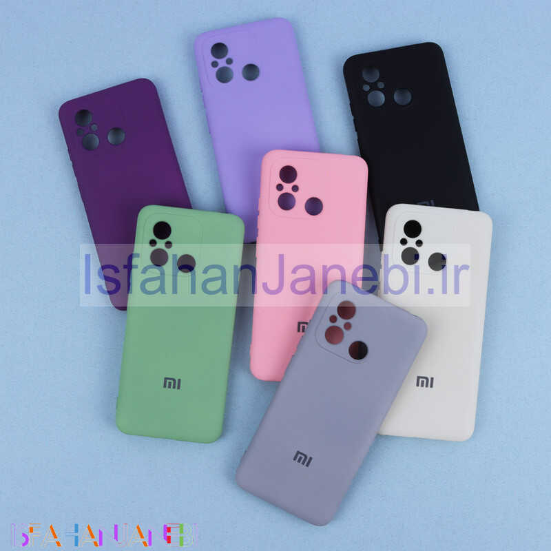 اصفهان جانبی-قاب سیلیکونی Highcopy زیربسته شیائومی Redmi 12C محافظ لنزدار