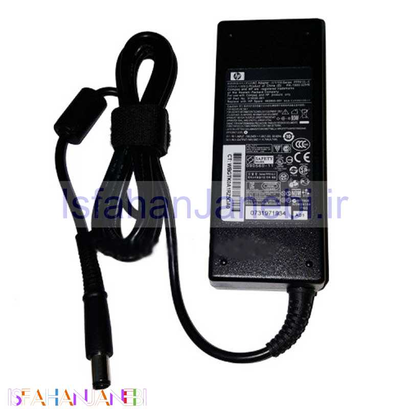 اصفهان جانبی-شارژر لپ تاپ HP 19V 4.7A سر دلی