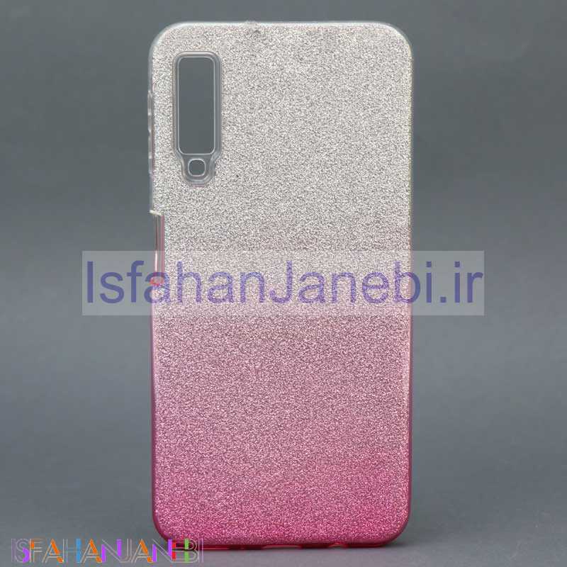اصفهان جانبی-قاب اکلیلی Samsung A7 2018 سفید صورتی