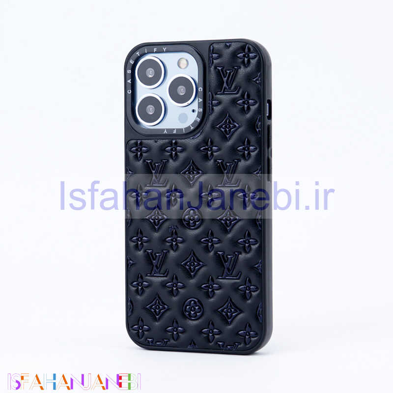 اصفهان جانبی-قاب چرمی Louis Vuitton Original آیفون iPhone 13 Pro مشکی