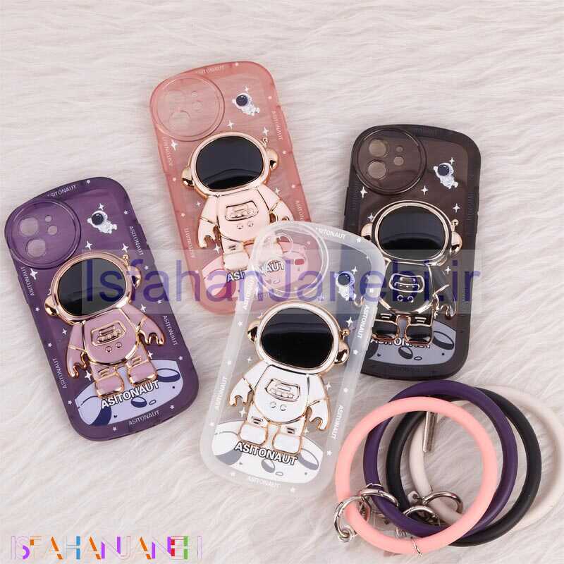 اصفهان جانبی-قاب استند آدمکی محافظ لنزدار + آویز دستی iPhone 12