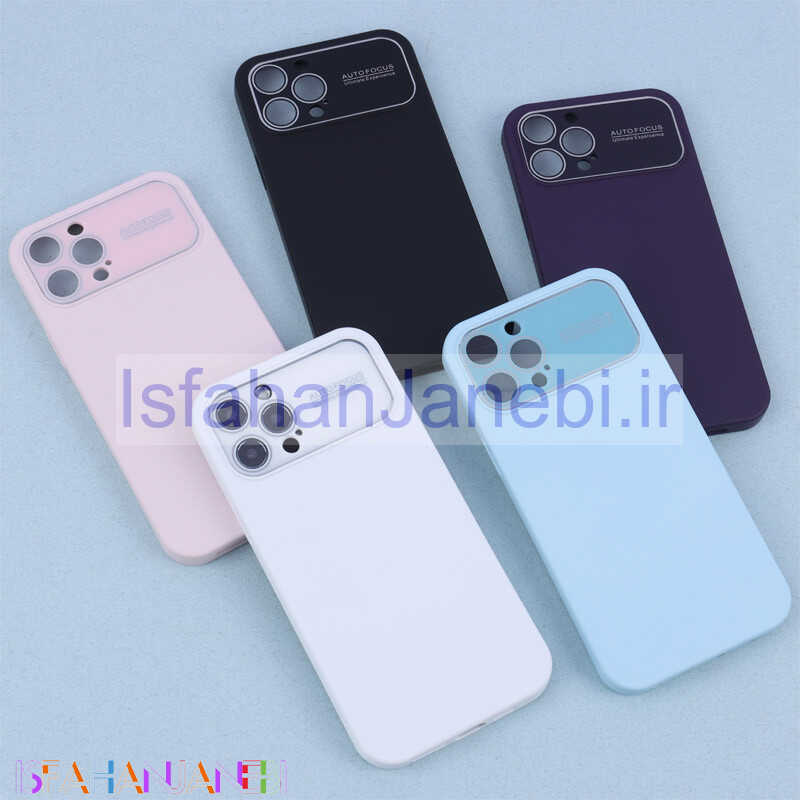 اصفهان جانبی-قاب سیلیکونی Auto Focus محافظ لنزدار iPhone 12 Pro Max