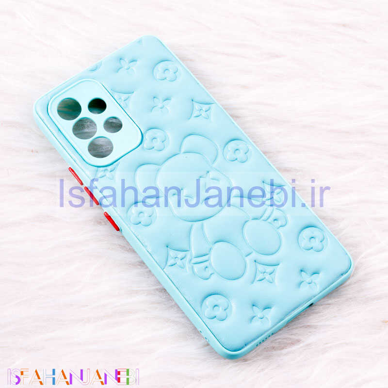 اصفهان جانبی-قاب چرمی پافر Ted محافظ لنزدار Samsung Galaxy A53 5G