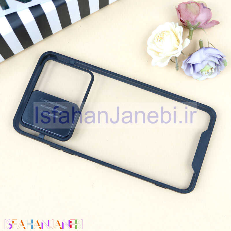 اصفهان جانبی-قاب PC شفاف محافظ لنزدار کشویی Xiaomi Poco F3