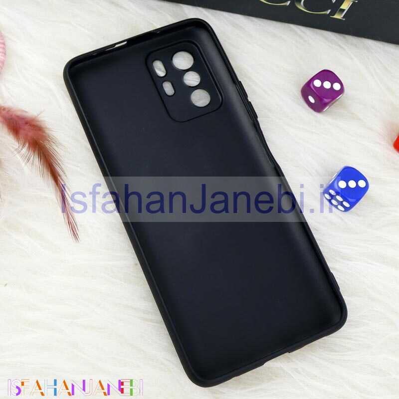 اصفهان جانبی-قاب سیلیکونی اردک مشکی محافظ لنزدار Xiaomi Poco X3 GT
