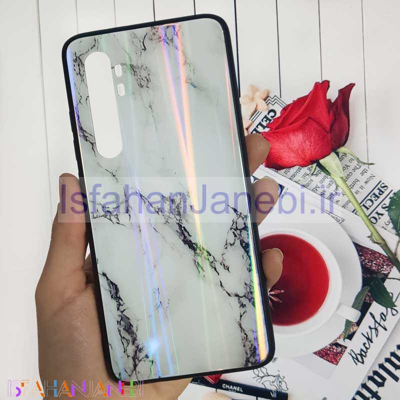 اصفهان جانبی-قاب لیزری پشت گلسی سنگی شیائومی Mi Note 10 Lite