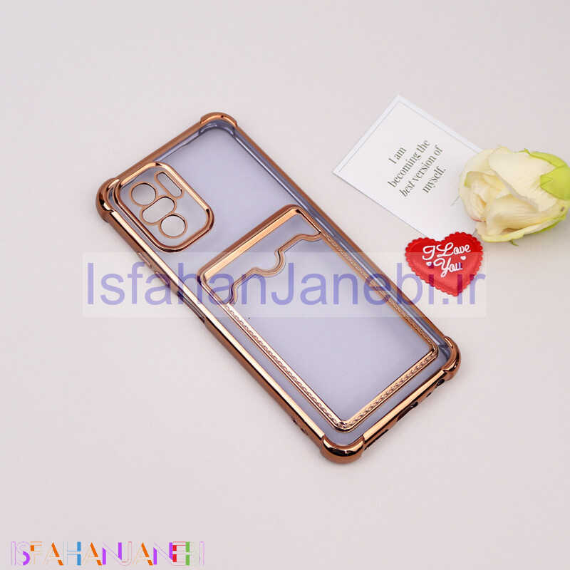 اصفهان جانبی-قاب محافظ لنزدار شفاف جاکارتی دار Xiaomi Redmi Note 10