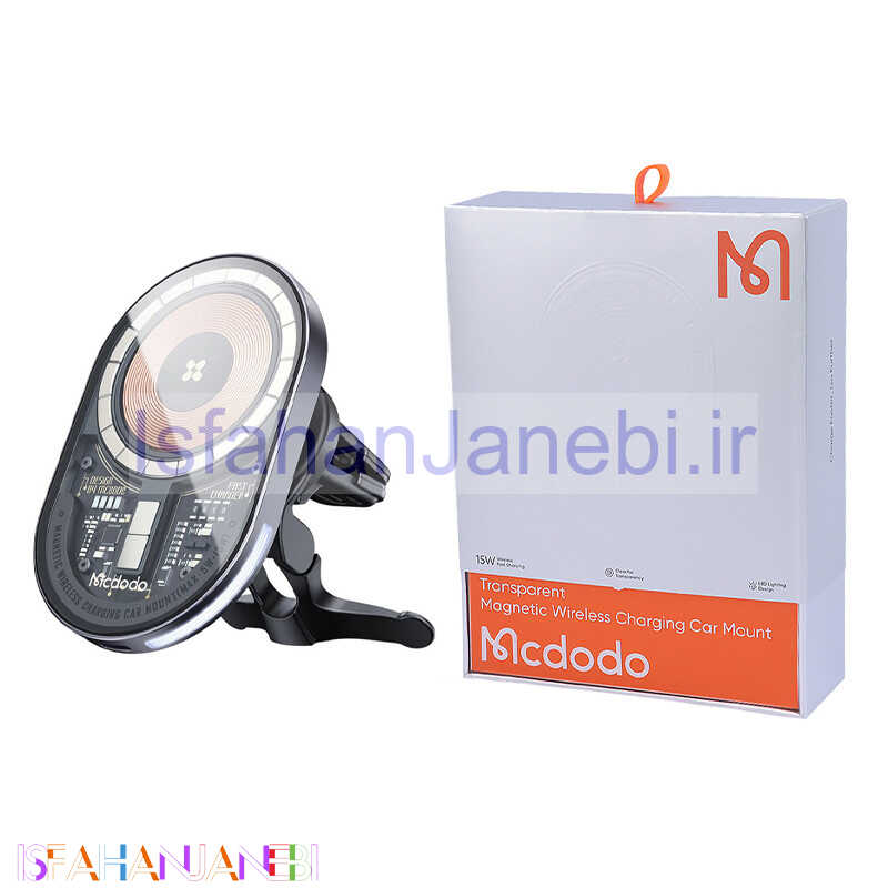 اصفهان جانبی-هولدر و شارژر وایرلس 15 وات مک دودو CH-234