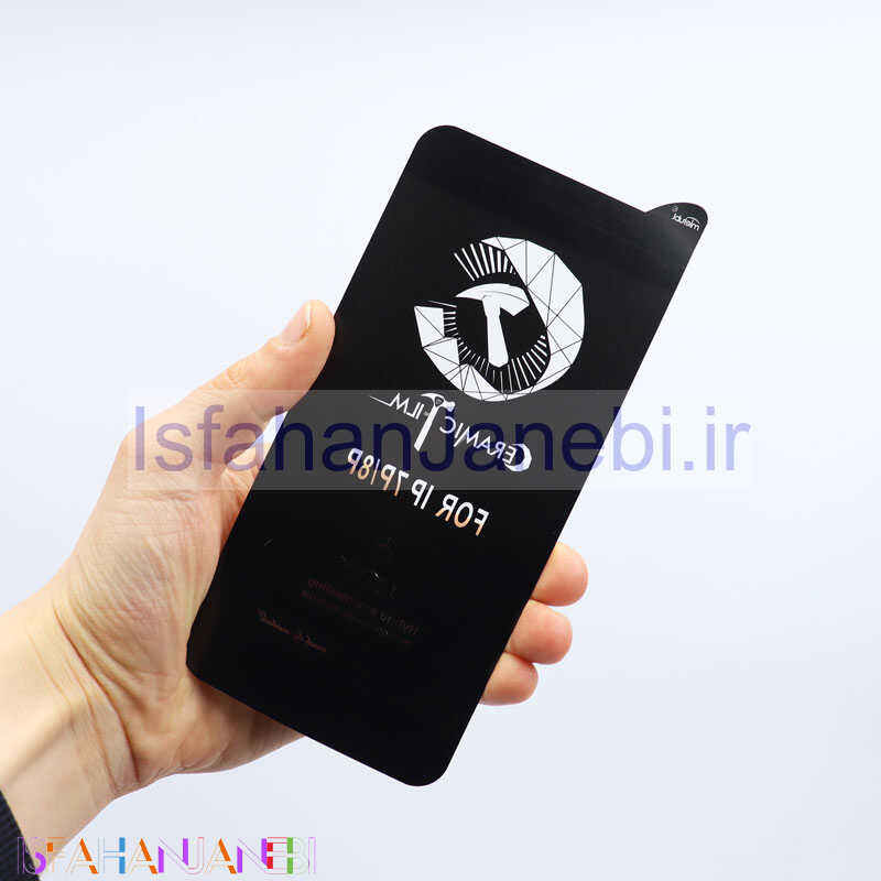 اصفهان جانبی-گلس سرامیکی MIETUBL CLEAR آیفون iPhone 7 Plus / 8 Plus مشکی