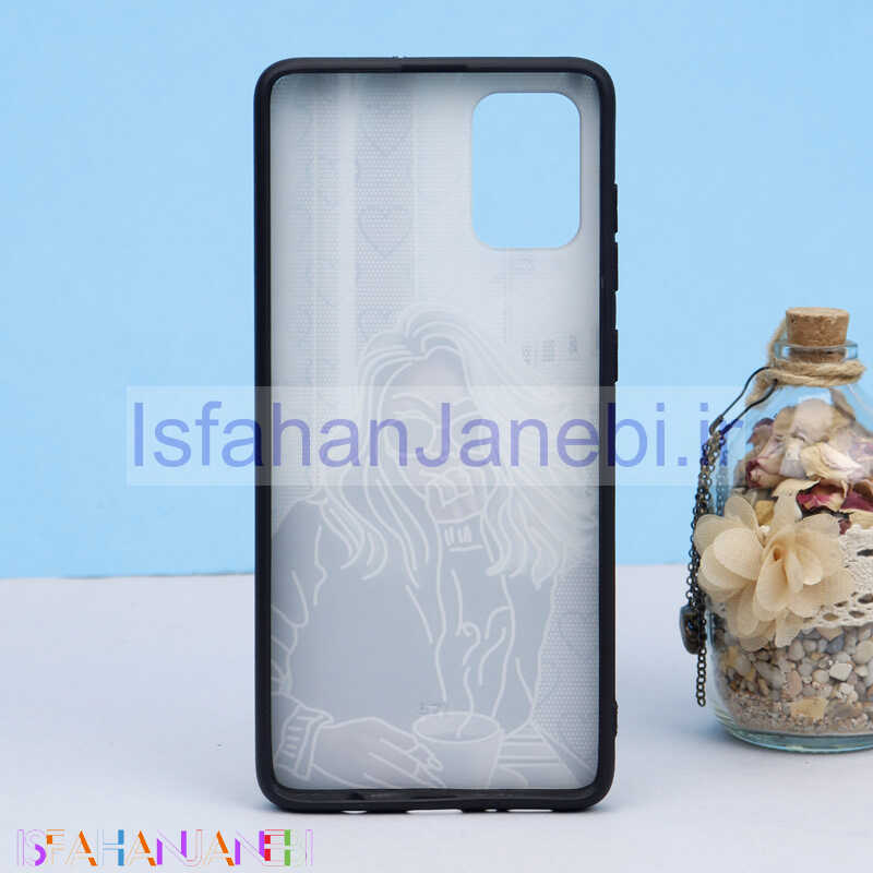 اصفهان جانبی-قاب طرحدار + پاپ سوکت Samsung A71 کد3 سری B