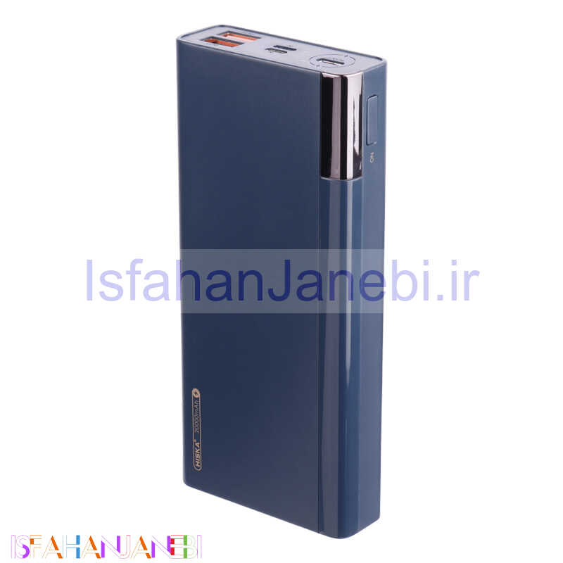 اصفهان جانبی-پاور بانک فست شارژ 20000 هیسکا Hiska QI-214PD QC PD 22.5W