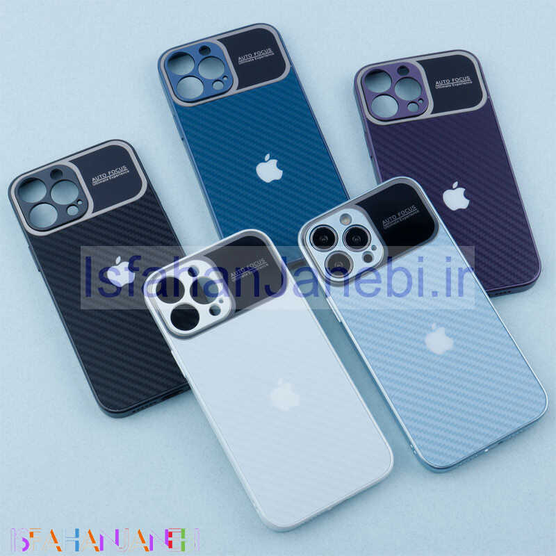 اصفهان جانبی-قاب PVD Carbon Ultimate محافظ لنزدار iPhone 13 Pro Max