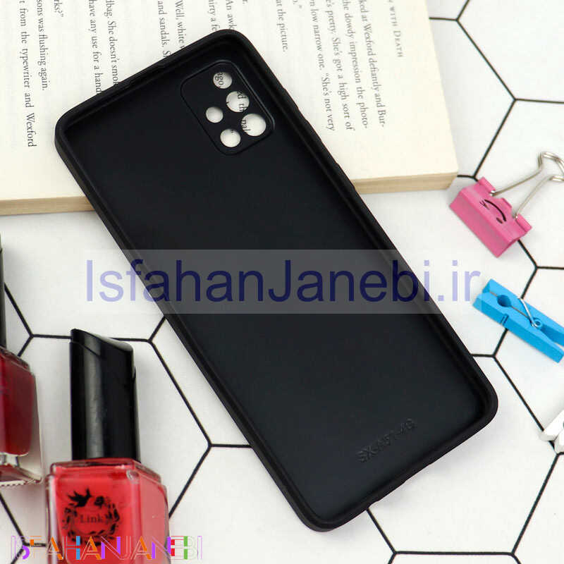 اصفهان جانبی-قاب محافظ لنزدار لیزری رنگین کمانی Samsung Galaxy A51