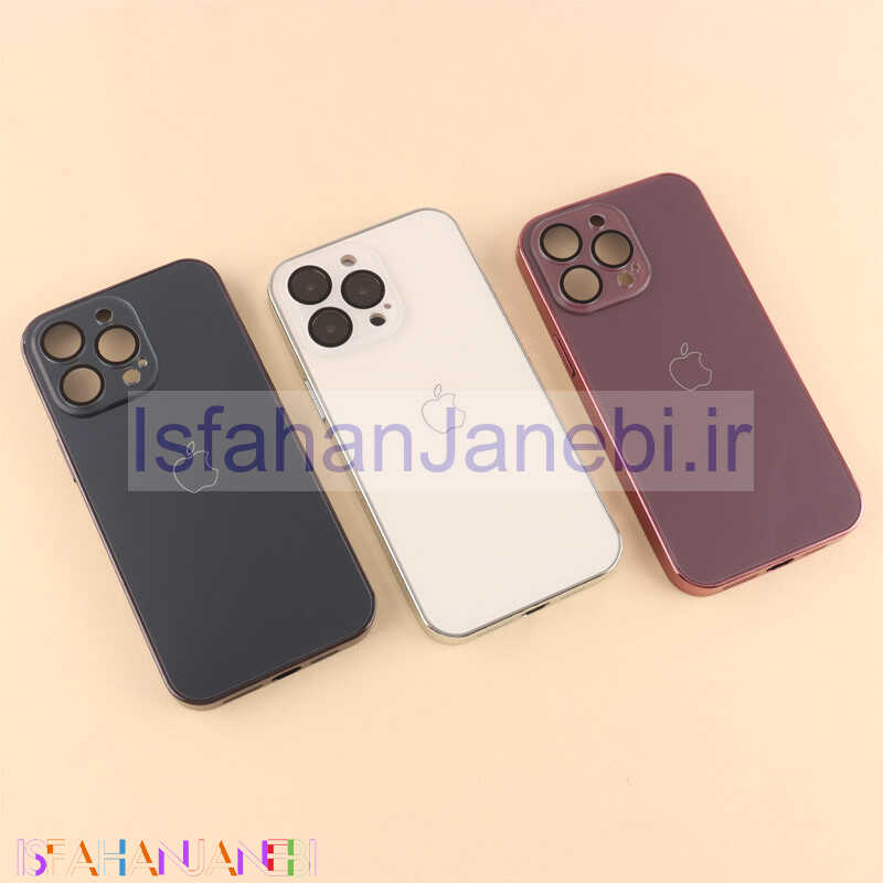 اصفهان جانبی-قاب براق Glass Case محافظ لنزدار iPhone 14 Pro Max